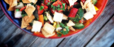 Fattoush salad, Wild Culture, ©2014, by Laura Pope