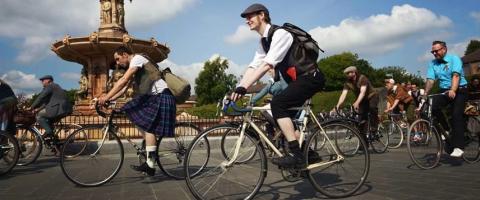Harris Tweed Ride, Glasgow, 2013
