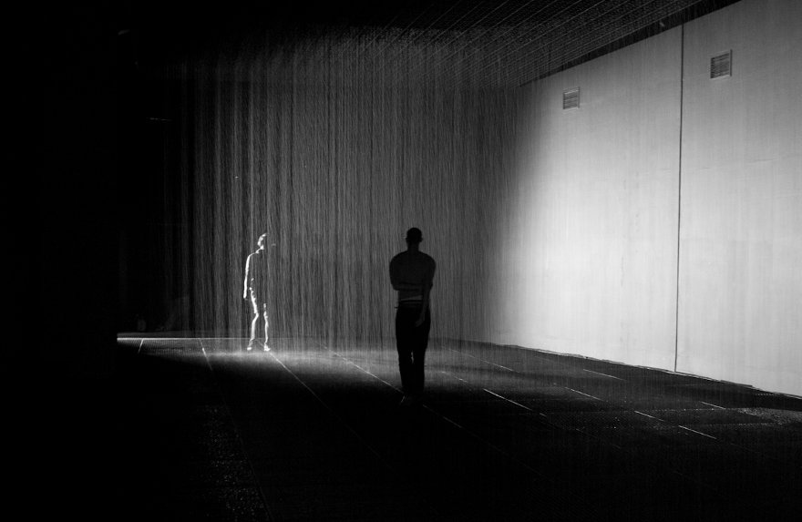 Random International Rain Room At The Barbican The