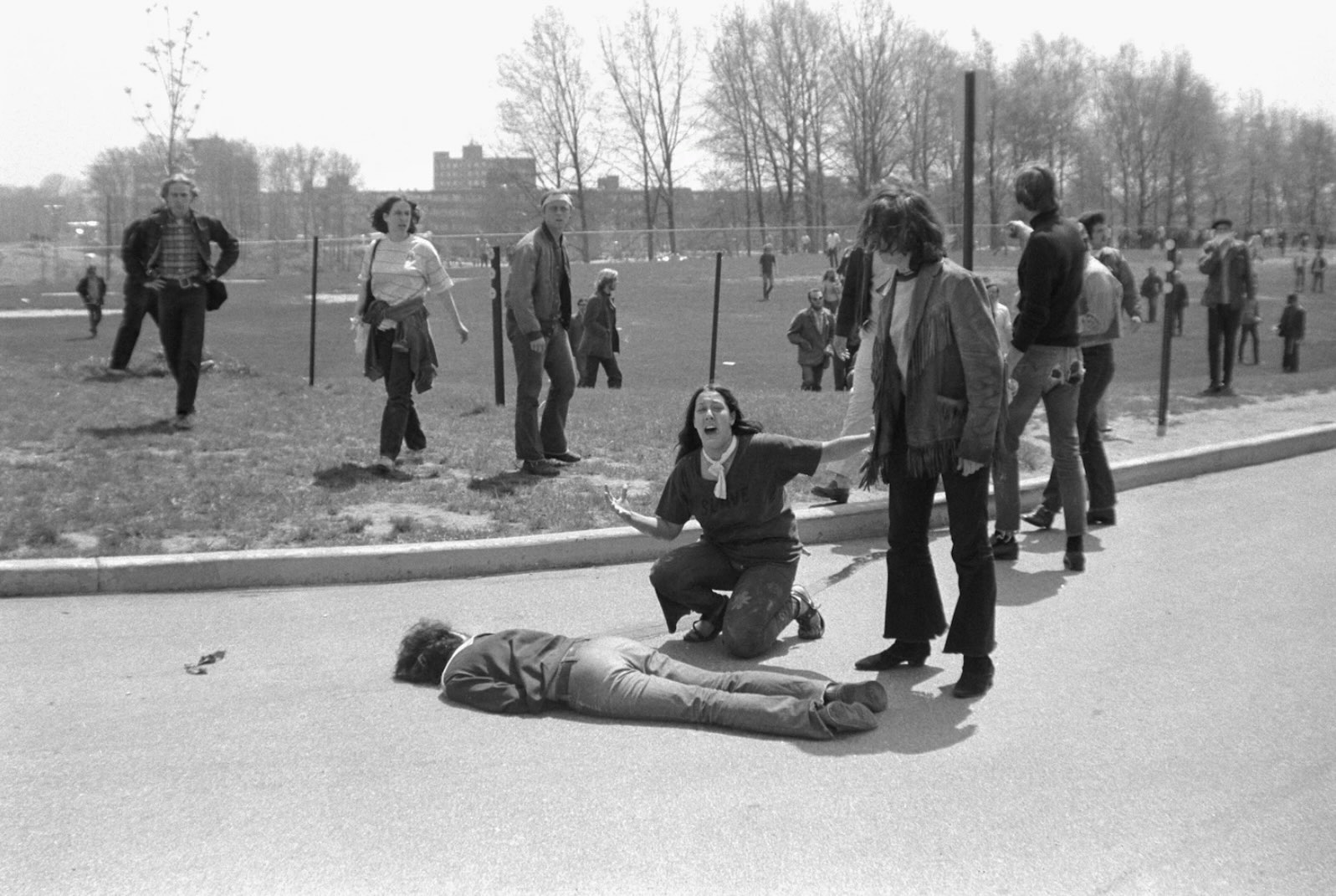 Kent State shooting, by John Filo, journal of wild culture ©2023