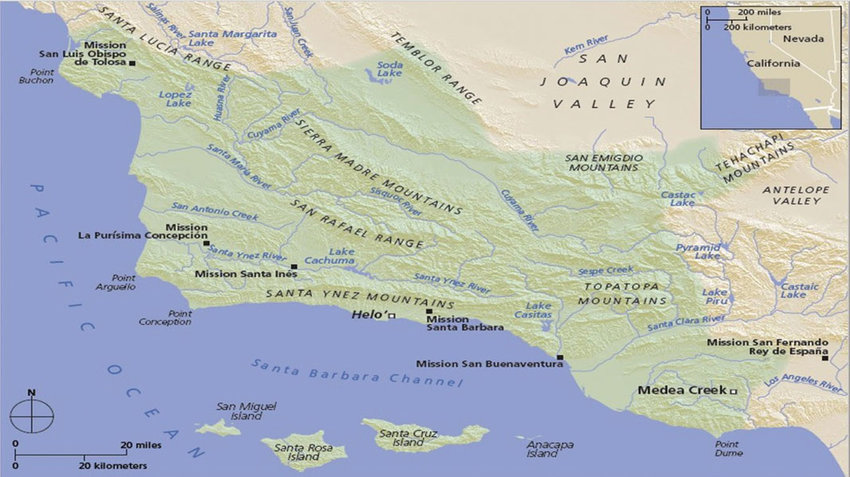 Map of Chumash territory-in-the-Santa-Barbara-Channel