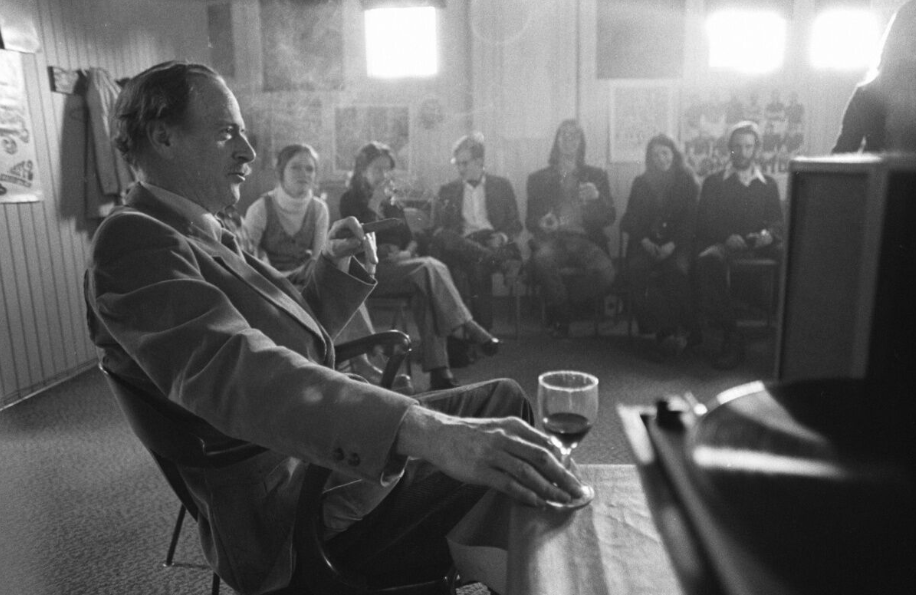 Marshall McLuhan with U of Toronto students_journal of wild culture 2026