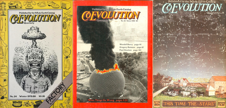 Co-Evolutionary Quarterly covers, journal of wild culture, ©2020