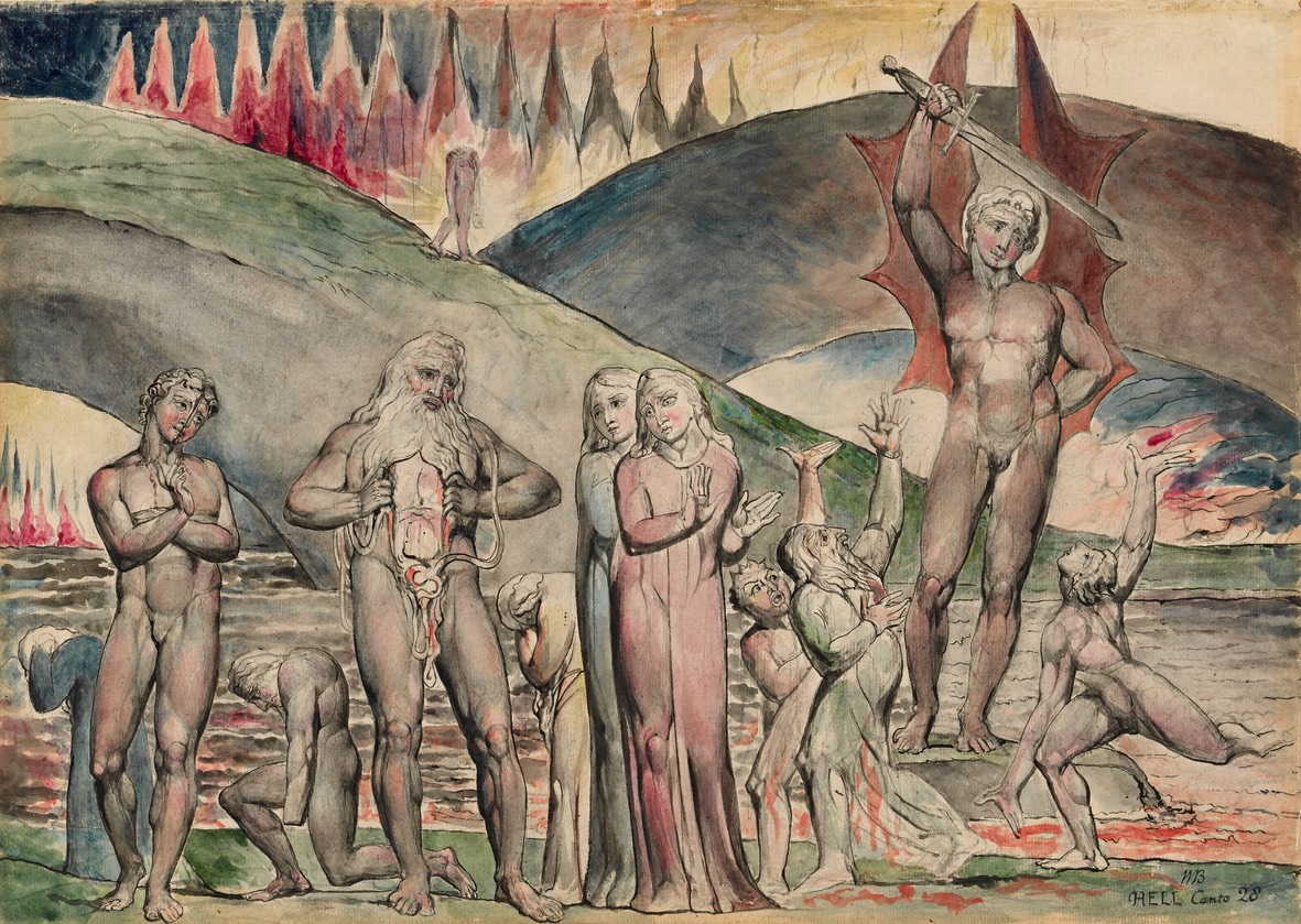 William_Blake_The_schismatics_and_sowers_of_discord_Mahomet_