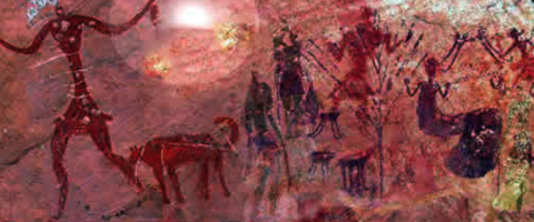Cave painting, Wild Culture, journal of wild culture ©2020, 'Sometimes a wild god'