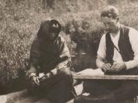 Duncan Campbell Scott and Indigenous woman, journal of wild culture ©2022