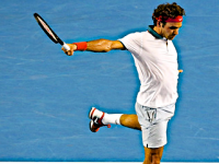Roger Federer in the air, Wild Culture, Roger!, ©2014