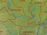 Watershed map of the US
